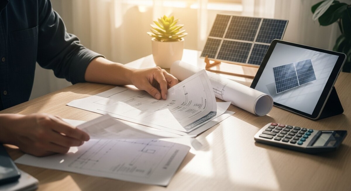 documents needed for solar installation