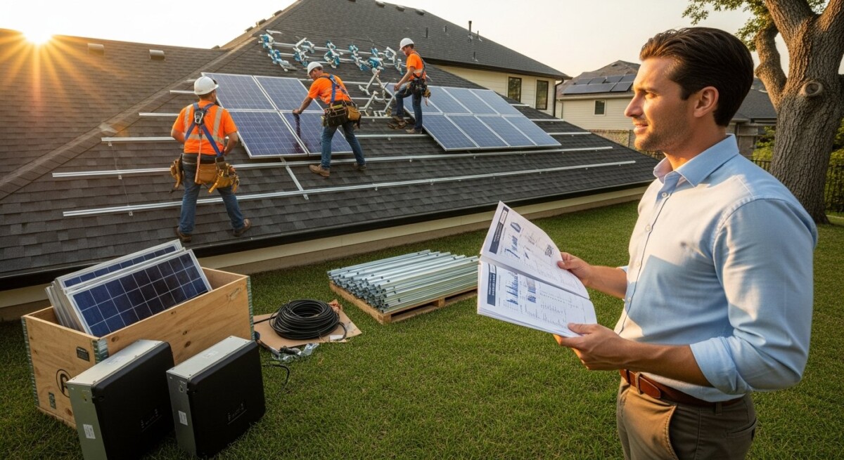 solar system cost breakdown