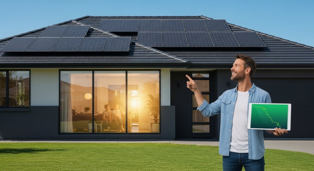can solar panels power entire house