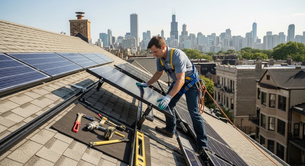 solar installers Chicago Illinois