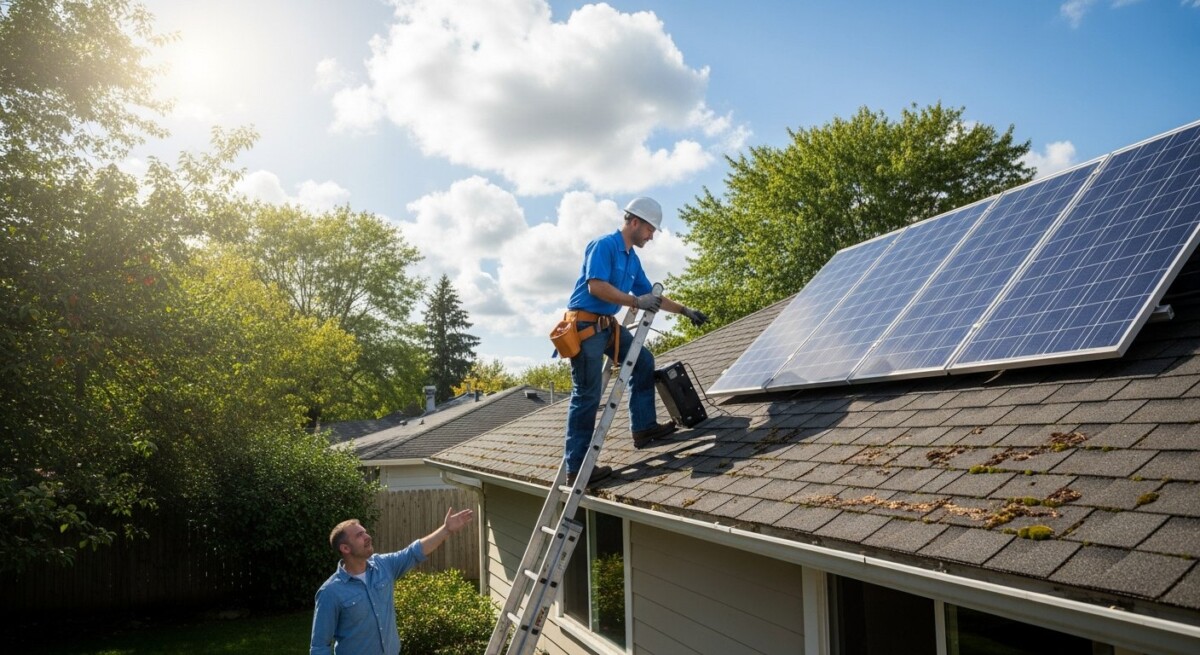 can solar panels be installed on old roofs