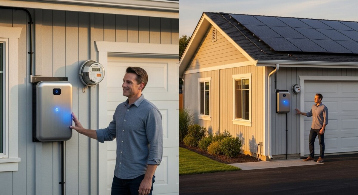 solar battery vs no battery comparison